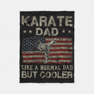 Cobertor De Velo Pai de Karate Como Um Pai Normal Mas Pai Mais Lega