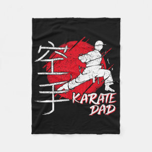 Cobertor De Velo Pai de Karatê Fonte Sol Japonês Karatê Dojo Artes