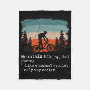 Cobertor De Velo Pai de Mountain Bike Ciclista Engraçado, Ciclismo,