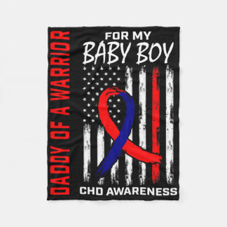 Cobertor De Velo Pai De Pai De Um Filho Guerreiro Coração De Guerre
