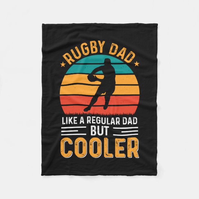 Cobertor De Velo Pai de Rugby (Frente)