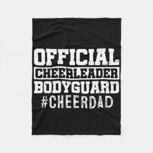 Cobertor De Velo Pai Engraçado Cheerleader Oficial do Papa Bodyguar
