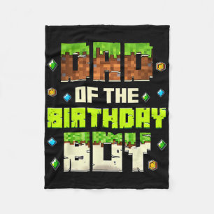Cobertor De Velo Pai Engraçado Do Menino Do Aniversário Video Gamer