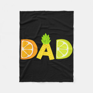 Cobertor De Velo Pai Engraçado Fruitarista Festa Verão Fruta Padre