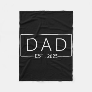 Cobertor De Velo Pai Est. 2025 Expect Baby 2025, Padre 2025 New Da
