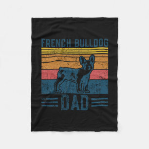 Cobertor De Velo Pai Francês - Vintage French Bulldog Papa