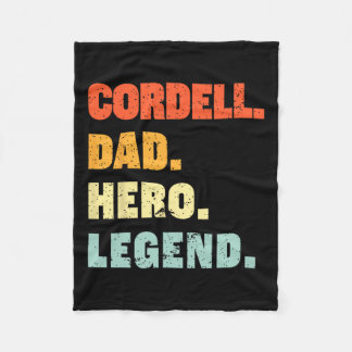 Cobertor De Velo Pai Herói Legenda Personalizada Nome Personalizado