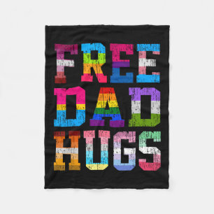 Cobertor De Velo Pai Hugs Para O Dia de os pais Lgbt Do Mês De Orgu