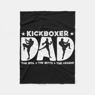 Cobertor De Velo Pai Kickboxer O Ídolo O Mito Ama Kickboxing K