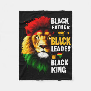 Cobertor De Velo Pai Negro Rei Negro Afro-Americano Seu
