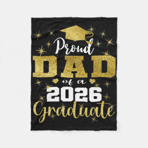 Cobertor De Velo Pai Super Orgulhoso do Graduado de 2026 Graduação 