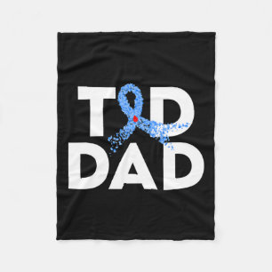 Cobertor De Velo Pai T1d Sensibilização para a Diabetes Família de 