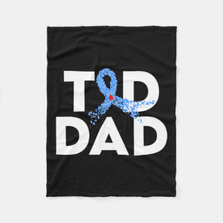 Cobertor De Velo Pai T1d Sensibilização para a Diabetes Família de 