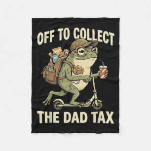 Cobertor De Velo Pai Tax Frog S Lanche Divertido Colecionador Dia d
