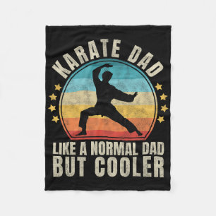 Cobertor De Velo Pai Vintage Karate Proud Martis Arts Dia de os pai