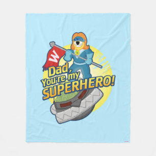 Cobertor De Velo Pai, você é meu super-herói