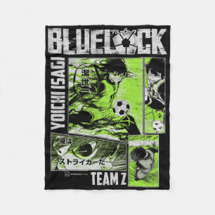 Cobertor De Velo Painéis de futebol divididos Blue Lock Yoichi Isag