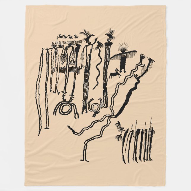 Cobertor De Velo Painel Shamans (Frente)