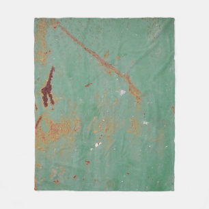 Cobertor De Velo Painel urbano de metal verde enferrujado, texturiz