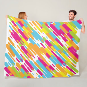 Cobertor De Velo Paint Splash 60x80 Folheto de Folha