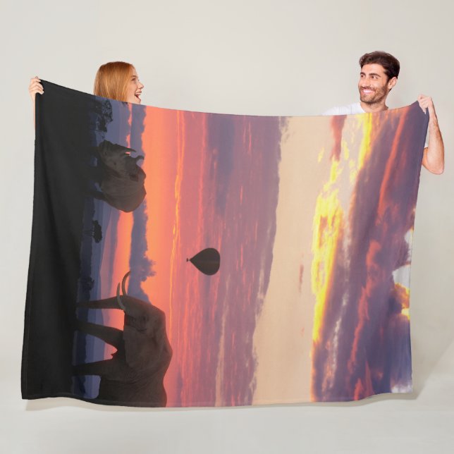 Cobertor De Velo Paisagem africana Savannah Natureza Selvagem (In Situ)