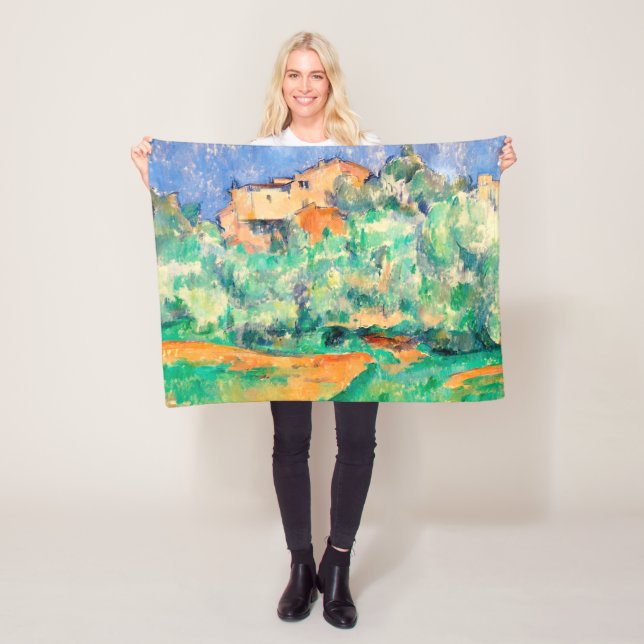 Cobertor De Velo Paisagem com uma Casa, Cezanne (In Situ)