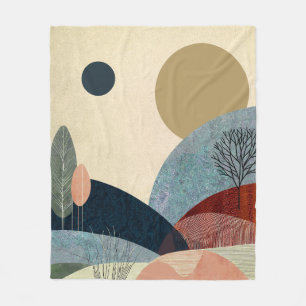 Cobertor De Velo Paisagem de Colinas Fantasia