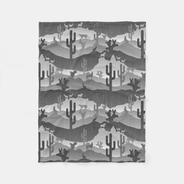 Cobertor De Velo Paisagem do Deserto do Sudoeste (Frente)