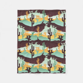 Cobertor De Velo Paisagem do Deserto do Sudoeste