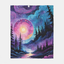 Paisagem Galáctica: Floresta Encantada