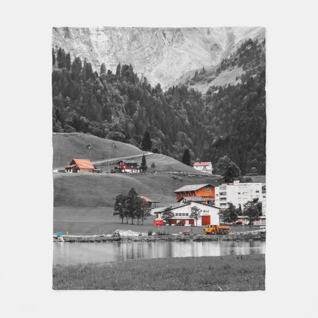 Cobertor De Velo Paisagem rural rural (Frente)