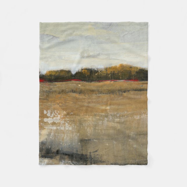 Cobertor De Velo Paisagem Verde Esmagadora do Campo (Frente)