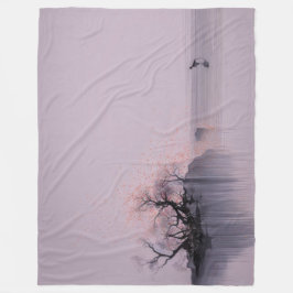Cobertor De Velo Paisagem Zen Minimalista