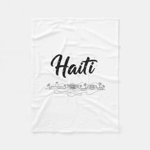 Cobertor De Velo Paisagens de Haiti Viagens Roupas de Férias 