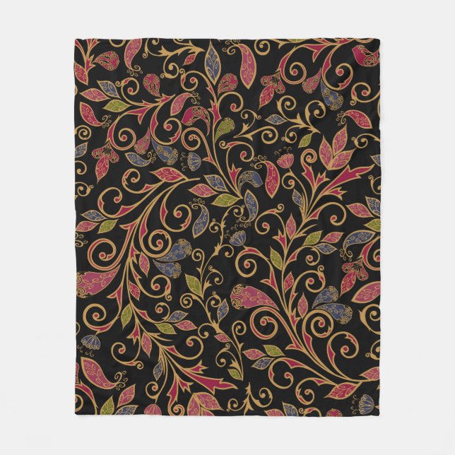 Cobertor De Velo Paisley Vegetable Vintage Blend (Frente)