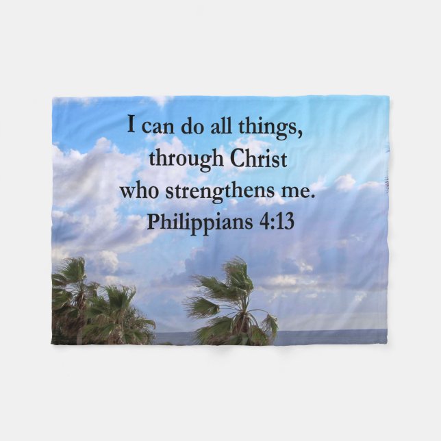 COBERTOR DE VELO PALAVRAS 4:13 (Frente (Horizontal))