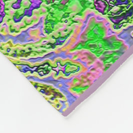 Cobertor De Velo Pale Purple Paisley