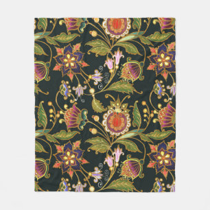 Cobertor De Velo Palha Decorativa: Ouro acrílico, púrpura.