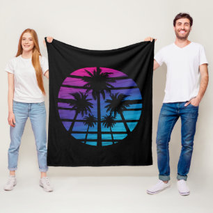 Cobertor De Velo Palmeira Havaiana Praia Férias de Verão