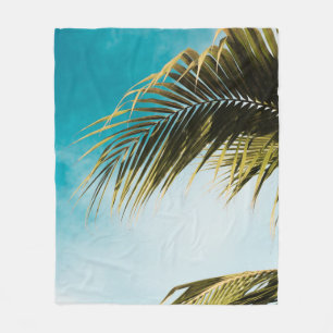 Cobertor De Velo Palmeira verde sob céu azul
