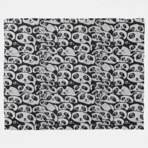 Cobertor De Velo Panda Bears