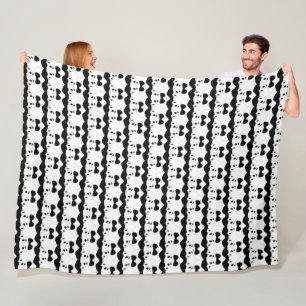 Cobertor De Velo Panda Cute Design Fleece Blanket