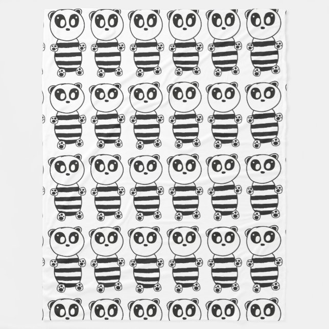 Cobertor De Velo Panda Kids (Frente)