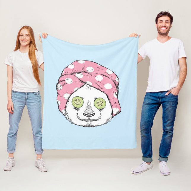 Cobertor De Velo Panda nos termas (In Situ)