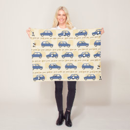 Cobertor De Velo Panda Panda Pan blue beige