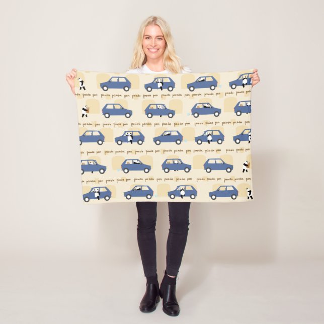 Cobertor De Velo Panda Panda Pan blue beige (In Situ)