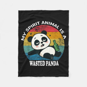 Cobertor De Velo Panda Perdido é Meu Animal Srit, Meme de Guaxinim