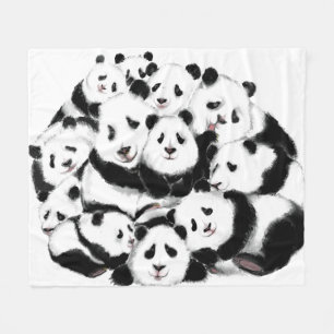 Cobertor De Velo Pandas - Pandemia - Grandes Abraços - Coleção d