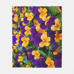 Cobertor De Velo Pansy Bloom: Fechamento da Bela do Jardim.