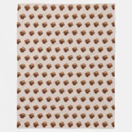 Cobertor De Velo Pansy Flor Castanho Sem Costura